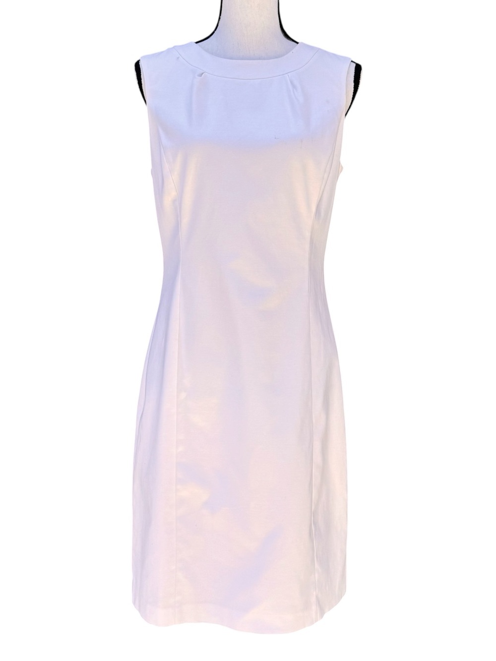 Tahari White Sheath Dress